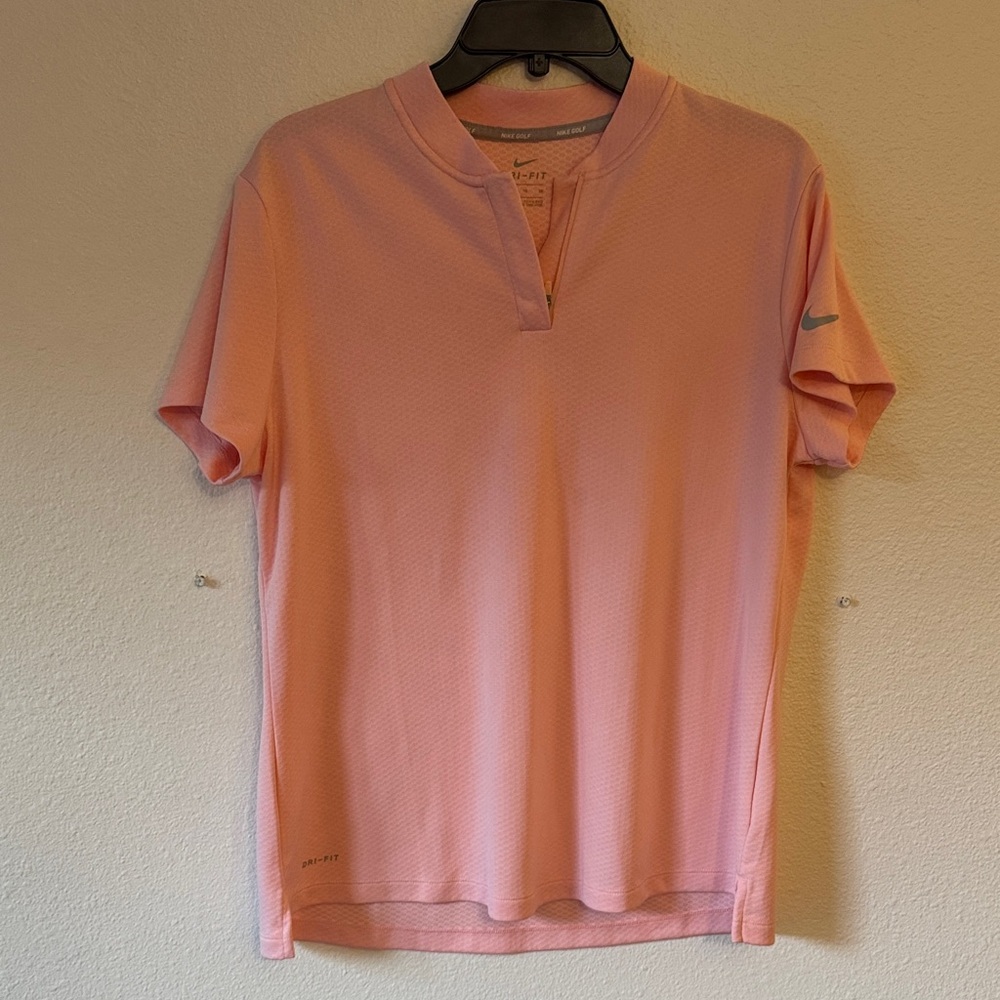 Nike Women’s  Soft Pink Polo Golf  Shirt